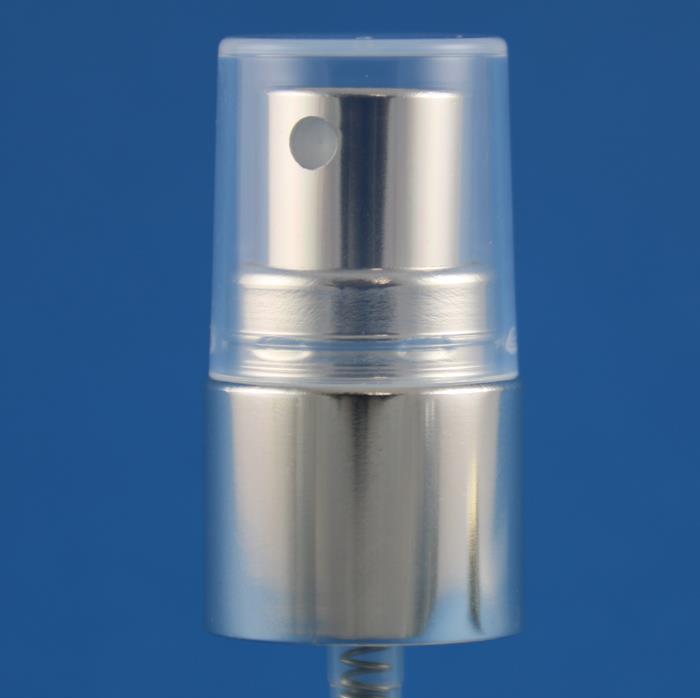 DIN 18mm Shiny Silver Spray Pump 0.13ml Output